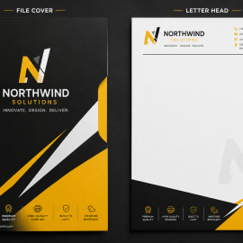 File cover and letter head